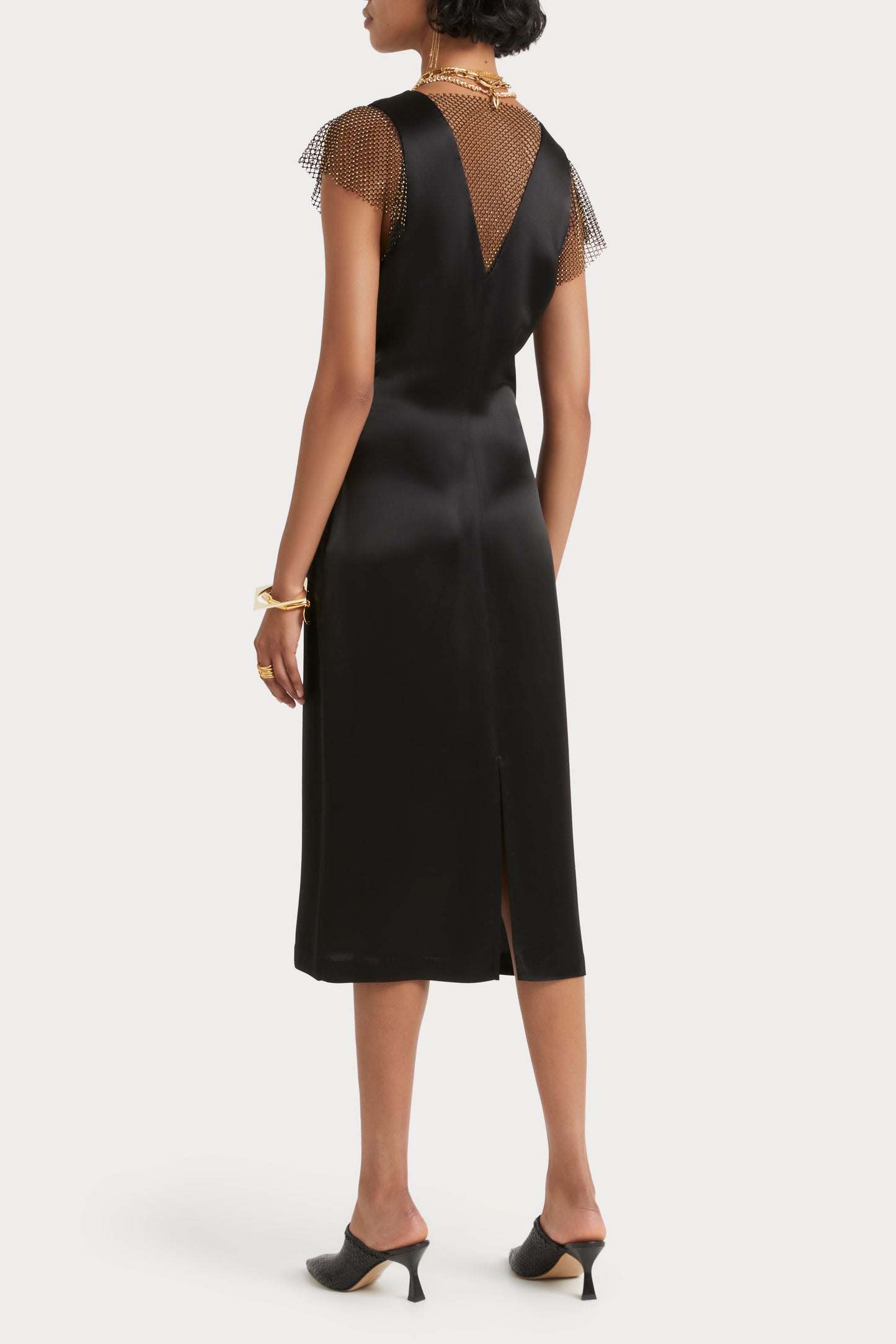 Mimi dress - Black & Gold