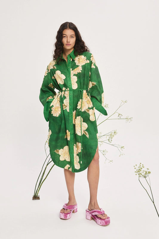 Alemais SAGE DRESS - Green