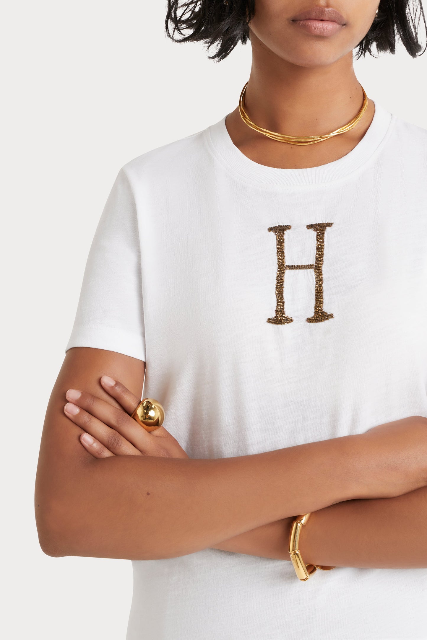 Varsity Tee - White